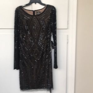 Black sequin dress